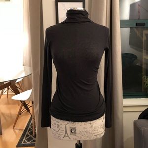 Gray turtleneck